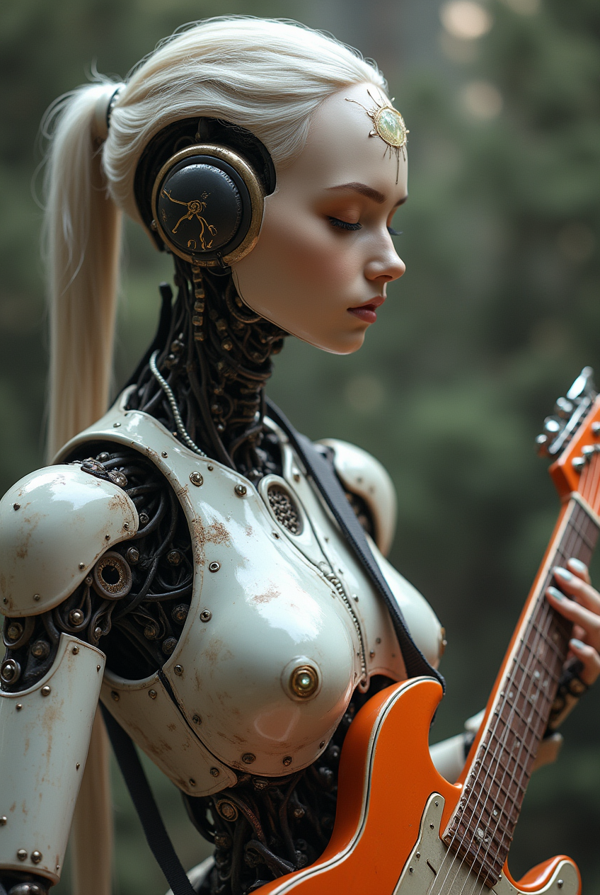 A fusion of artificial intelligence and harmonic artistry.